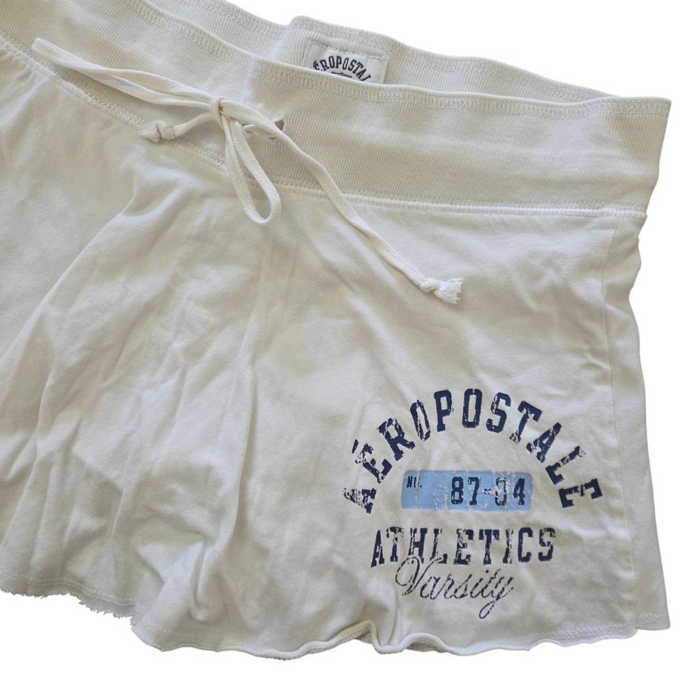 Vintage Y2K 2000s Aeropostale Athletics Low Rise Mini Skort XS White - Picture 1 of 6